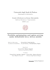 Portfolio Optimization and Option Pricing Under Defaultable Lévy
