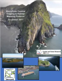 Shorezone Coastal Imaging and Habitat Mapping Protocol December 2017