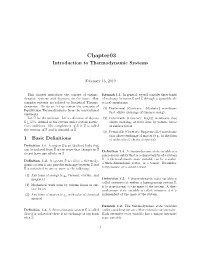 Chapter03 Introduction to Thermodynamic Systems