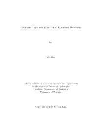 Gröbner Basis and Structural Equation Modeling by Min Lim a Thesis