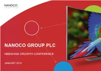 Nanoco Group Plc