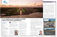 Owen Roberts Int'l Completes Airfield Improvements During Pandemicby