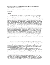 Performance of Trees in the 1990 NC-140 Apple Cultivar/Rootstock Planting: Additional Cultivars and Rootstocks1