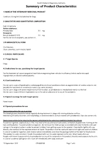 Summary of Product Characteristics