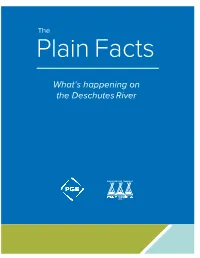 What's Happening on the Deschutes River