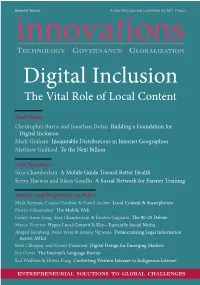 Digital Inclusion the Vital Role of Local Content