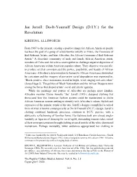 Jae Jarrell: Do-It-Yourself (D.I.Y.) Design for the Revolution
