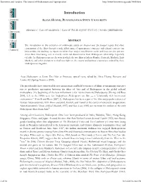 The Journal of Shakespeare and Appropriation