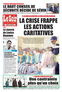 Une Contrainte Plus Qu'un Choix