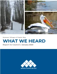 WHAT WE HEARD Report to Council | January 2020