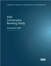 2020 Community Banking Study