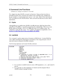 5 Command Line Functions by Barbara C