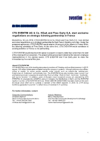 Ad Hoc Announcement
