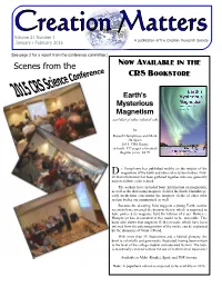 Creation Matters Volume 21 Number 1