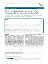 Design and Development of Exome Capture Sequencing
