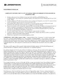 DP-LMC-Merger Announcement PR Final