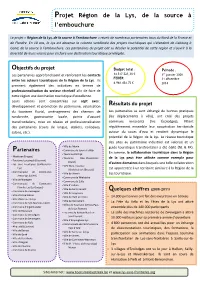 Projet Région De La Lys, De La Source À L'embouchure