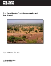 Tree Cover Mapping Tool—Documentation and User Manual