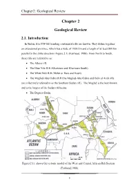 Chapter2: Geological Review