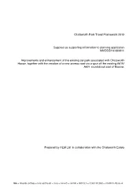 Chatsworth Park Travel Framework 2019 Supplied As Supporting