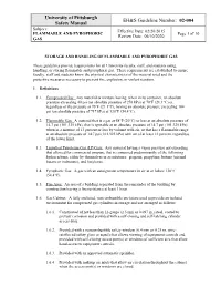 FLAMMABLE and PYROPHORIC Page 1 of 10 Review Date: 06/10/2020 GAS