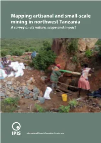 Mapping Artisanal and Small-Scale Mining in Northwest Tanzania a Survey on Its Nature, Scope and Impact
