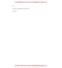 The Ngāpuhi Mandate Inquiry Report