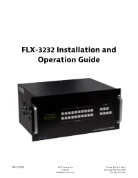 FLX-88 Installation Guide