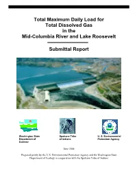 TMDL for Total Dissolved Gas in the Mid-Columbia River and Lake