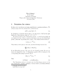 1 Notation for States