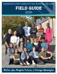 Field Guide 2020 | Washington State Community and Technical Colleges