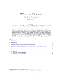 M-Theory from the Superpoint
