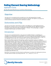 Rolling Element Bearing Methodology Application Guide Bently Nevada Machinery Condition Monitoring