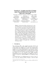 Transbase®: a Leading-Edge ROLAP Engine Supporting Multidimensional Indexing and Hierarchy Clustering∇ R
