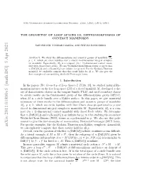 Arxiv:2011.01800V5 [Math.DG] 5 Apr 2021