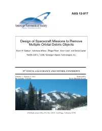 Design of Spacecraft Missions to Remove Multiple Orbital Debris Objects