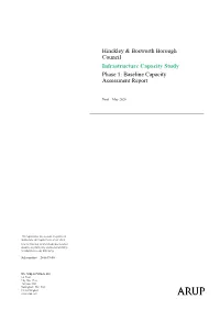 Infrastructure Capacity Study Phase 1: Baseline Capacity Assessment Report