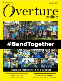 Musicians Mobilize for a Fair Contract