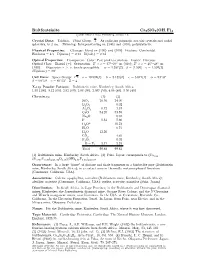 Bultfonteinite Ca2sio2(OH; F)4 C 2001 Mineral Data Publishing, Version 1.2 ° Crystal Data: Triclinic