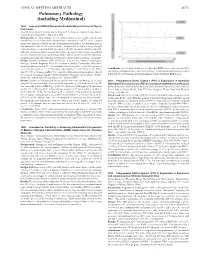 Pulmonary Pathology (Including Mediastinal)