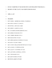 Transcript of House Hearing on Deepwater (Pdf File)