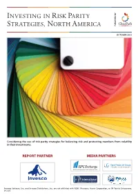 Investing in Risk Parity Strategies (PDF)