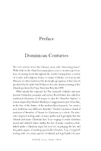 Preface Dominican Centuries