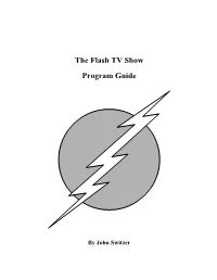 The Flash TV Show Program Guide