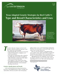 Type and Breed Characteristics and Uses