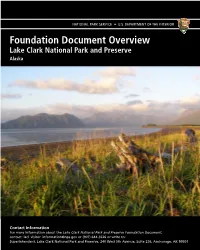 Foundation Document Overview – Lake Clark National Park