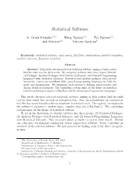 Statistical Software