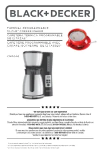 CM2046S Use and Care Manual