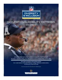 Occupational Mobility Patterns Volume Iv