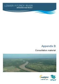 Appendix B Consultation Material